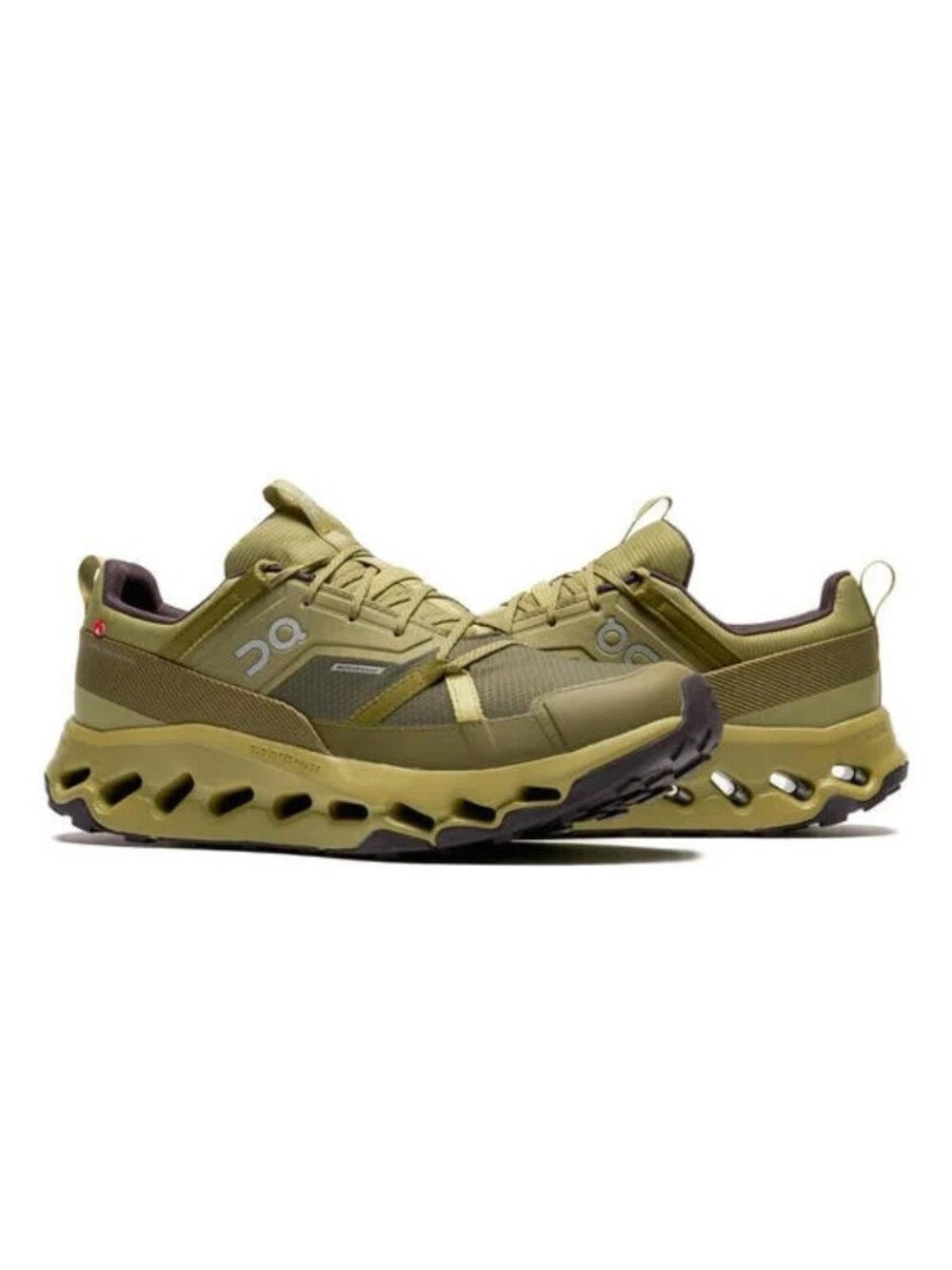 WOMEN'S ON CLOUDHORIZON ON CLOUD WATERPROOF TRAIL RUNNING SHOES SAFARI OLIVE 7
